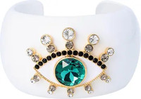 Click for more info about Resin Evil Eye Cuff Bracelet