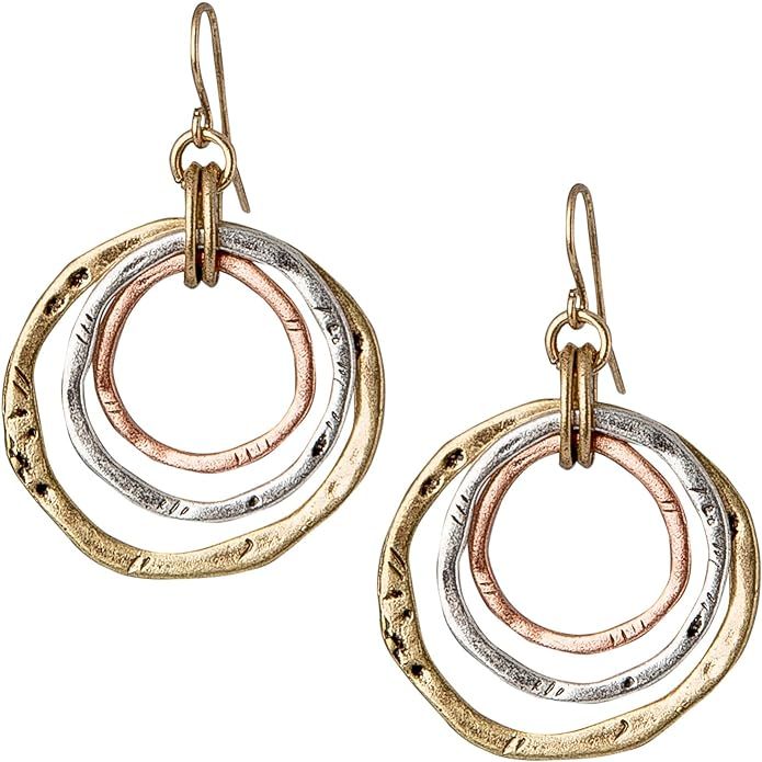 3 Circle Boho Antiqued Earrings | SPUNKYsoul Collection | Amazon (US)