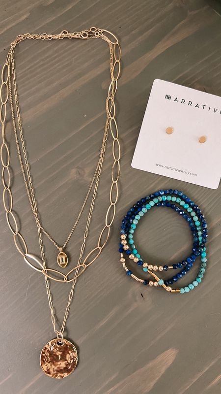 14 karat gold, gold vermeil , natural lapis lazuli, and turquoise gemstones that are all completely waterproof from Narrative.

⭐️Save 20% off your purchase with my code  DELPHA20⭐️

They have beautiful necklaces, earrings, hoops, bracelets, and more 


Demi fine jewelry, gold jewelry, boho jewelry 

#LTKStyleTip