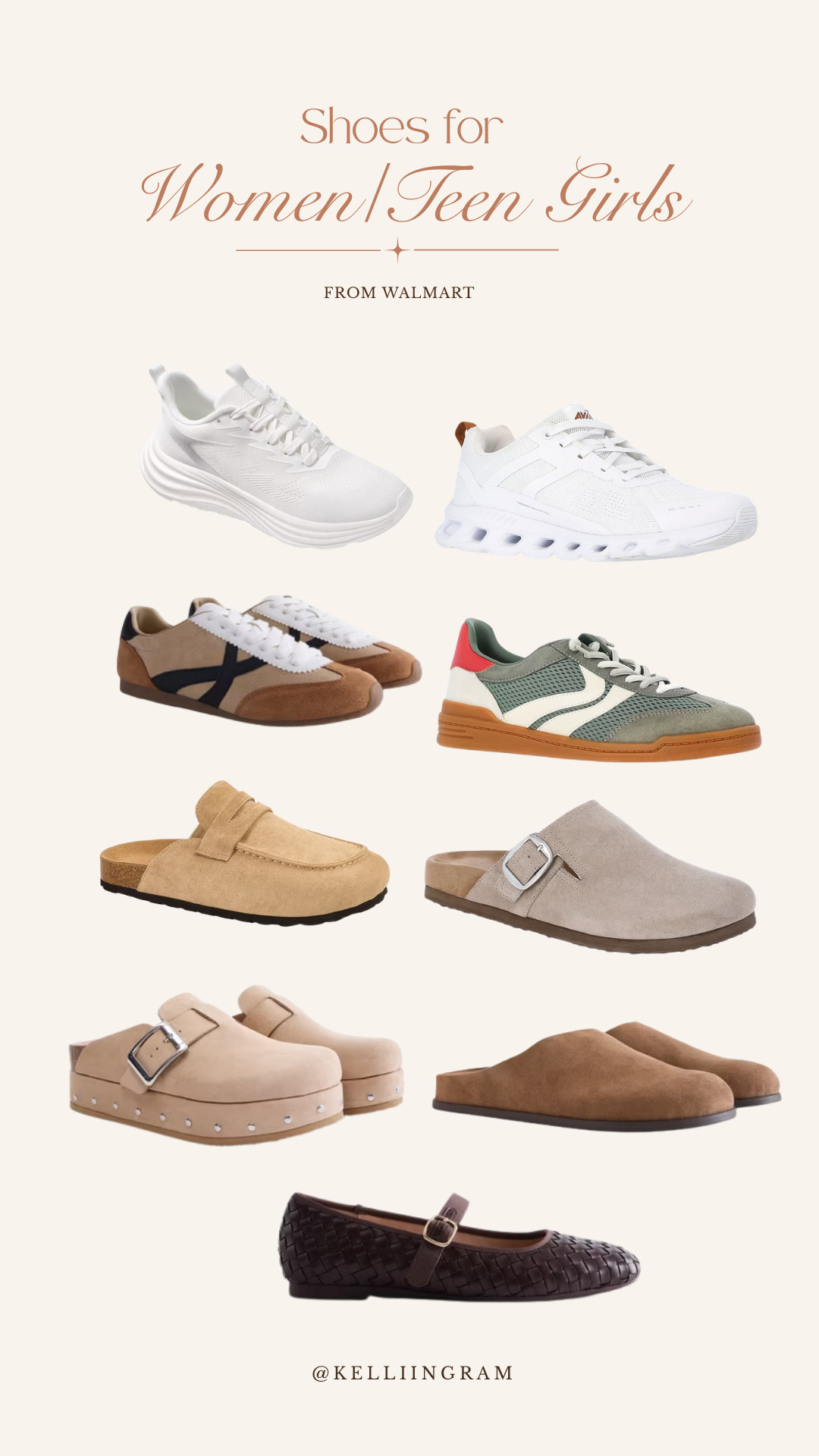 These are all the shoes I've been loving lately for my Girls/Teens. Sneakers, sandals, clogs, and easy styles that are cute, comfortable, and actually get worn on repeat. 

 #LTKxWalmart #LTKootd