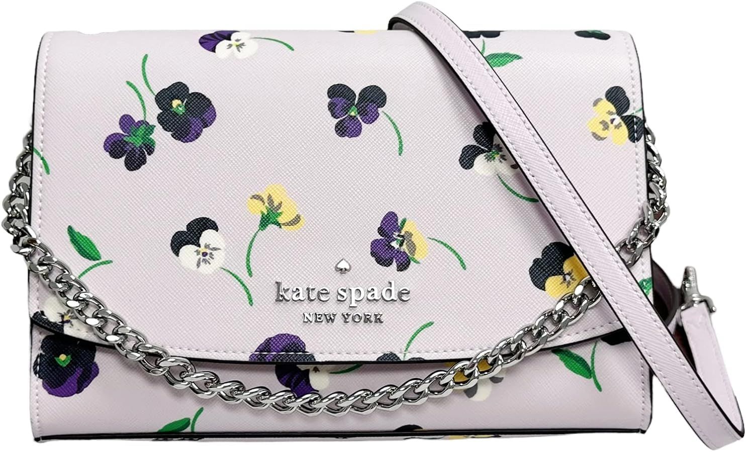 Kate Spade New York Medium Carson Crossbody Shoulder Bag (Pansy Multi) | Amazon (US)