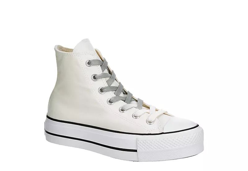 Converse Womens Chuck Taylor All Star High Top Platform Sneaker - Off White | Rack Room Shoes