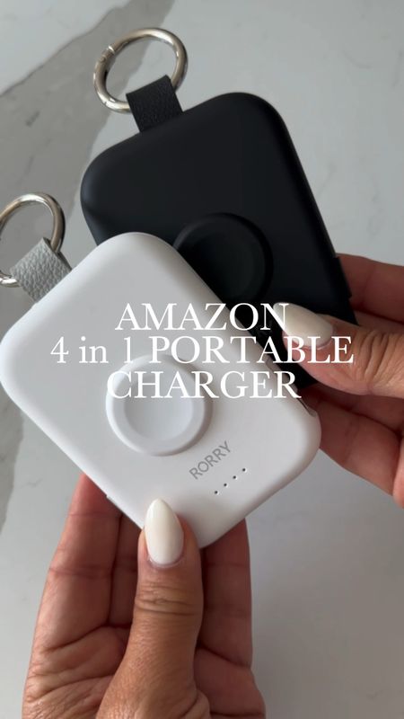 This 4-in-1 portable charger is the solution you need! It offers fast charging, is lightweight, and can charge up to three devices simultaneously. Plus, it conveniently clips onto your keys, bags, pants, or backpacks, making it perfect for on-the-go use. Available in a variety of colors!

Use code 10RORRYEY for an extra 10% off until June 30th!

#LTKSaleAlert #LTKTravel #LTKFindsUnder50