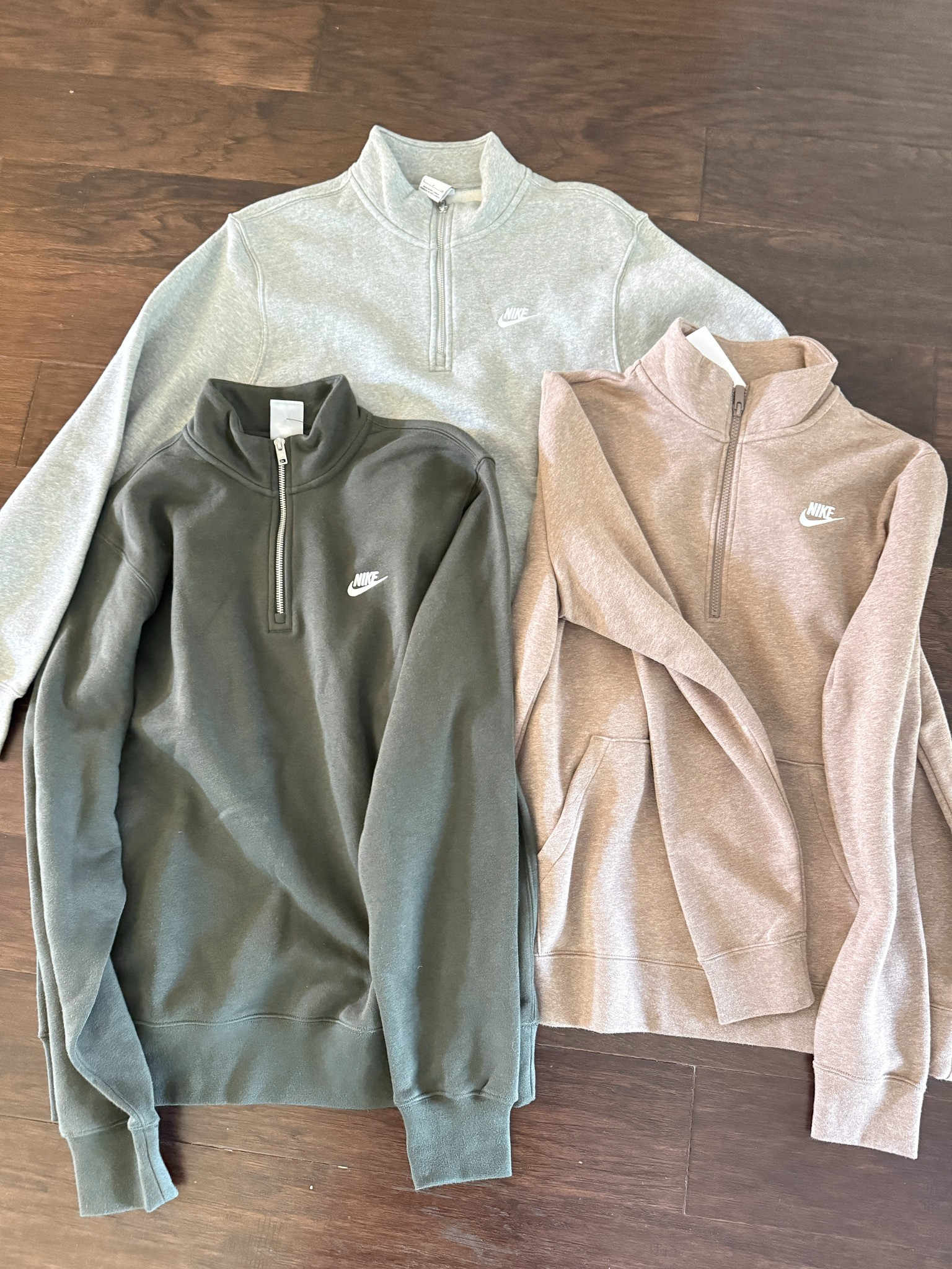 hese Nike men's and women's 1/4 zip up sweatshirts are still on drop in a few colors!!!  

 #LTKActive #LTKSaleAlert