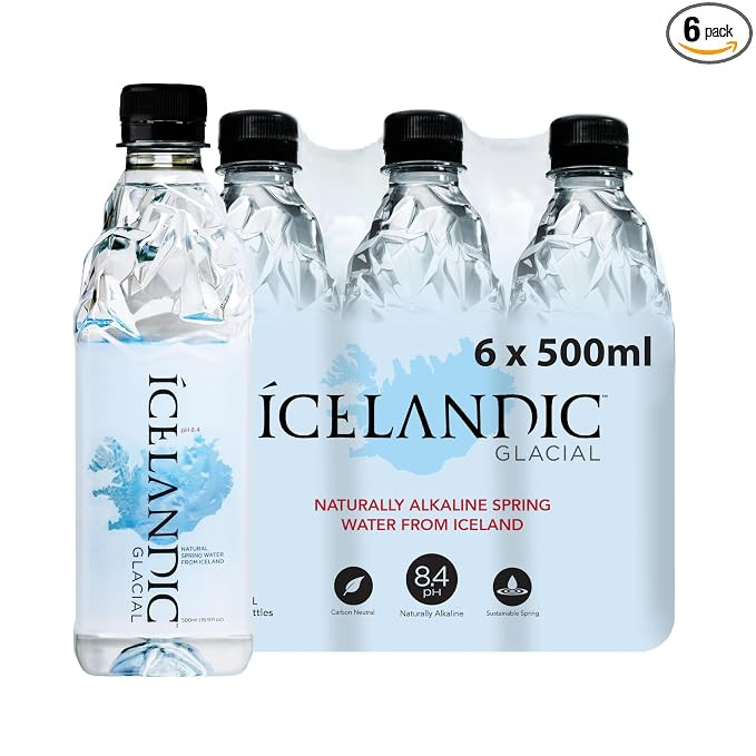 Icelandic Glacial Water, 500mL (Pack of 6) | Amazon (US)