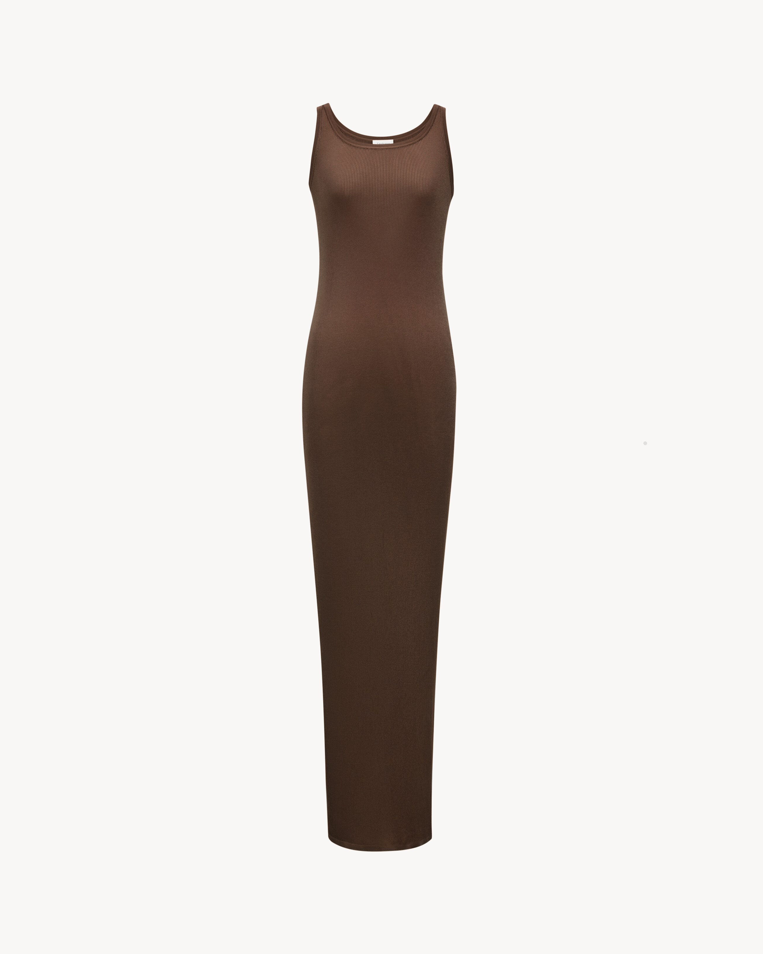 long tank dress in rib knit | Saint Laurent Inc. (Global)
