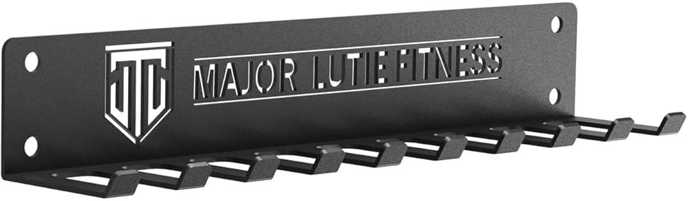 Amazon.com : Major Fitness Home Gym Storage Rack, 10 Hooks Multi-Purpose Workout Gear Wall Rack H... | Amazon (US)