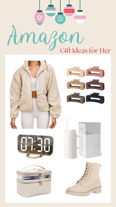 Amazon Holiday Gift Ideas for Her #amazon #amazongifts #giftsforher #holidaygifts #giftideasforher #giftideas 

#LTKGiftGuide #LTKfindsunder50 #LTKHoliday