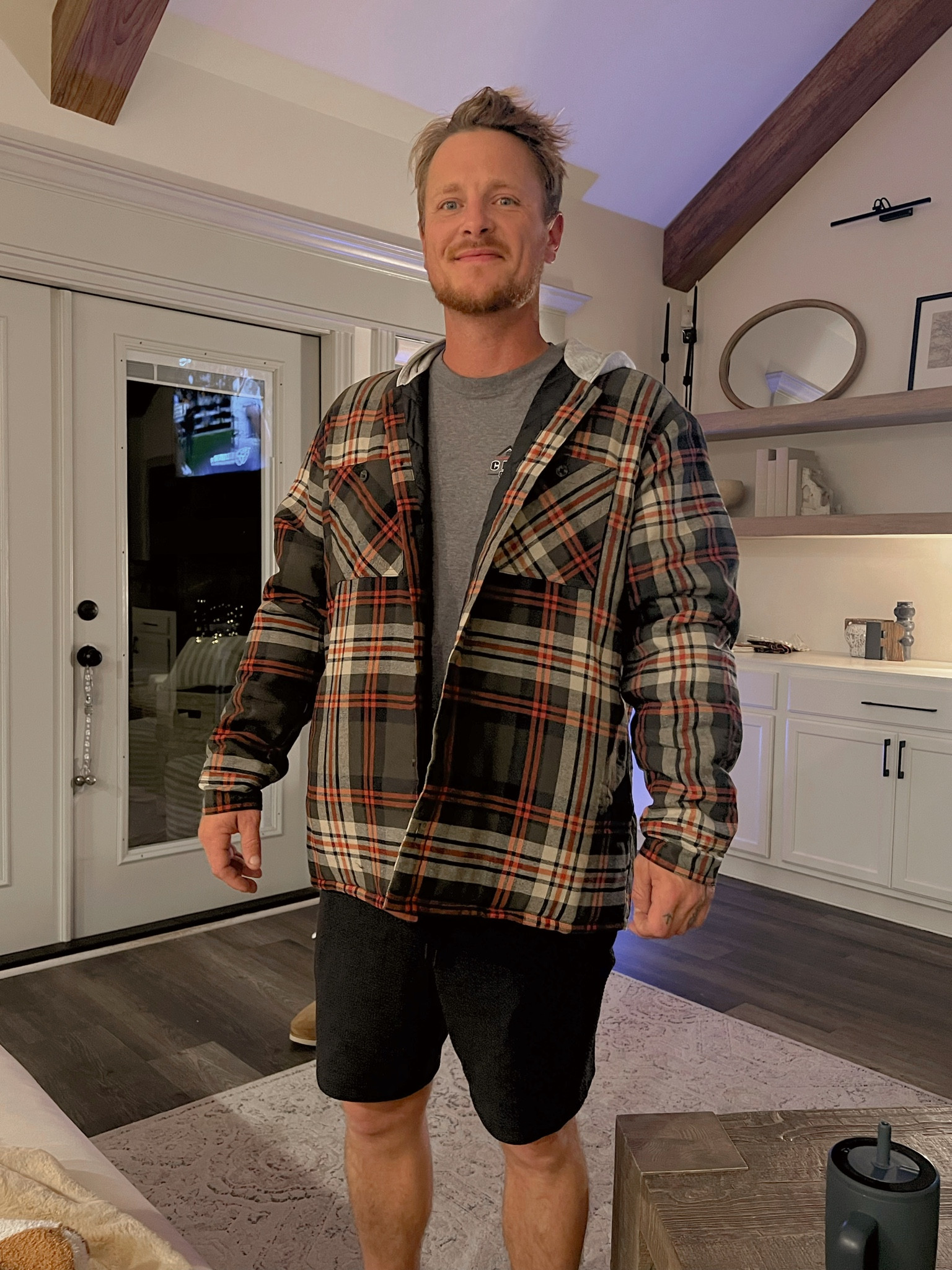 My cutie in his Wrangler hooded plaid jacket ✨😎 it’s so good for $30! Lots of other colors! He loves these to wear in the am / out in the woods! 🪵

For him / gift idea / JD / Holley Gabrielle / Walmart / men’s finds / under $30 / plaid / flannel 

#LTKGiftGuide #LTKfindsunder50 #LTKmens