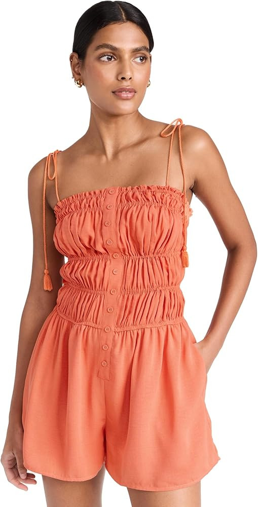 Lost + Wander Women's Hibiscus Glow Romper | Amazon (US)