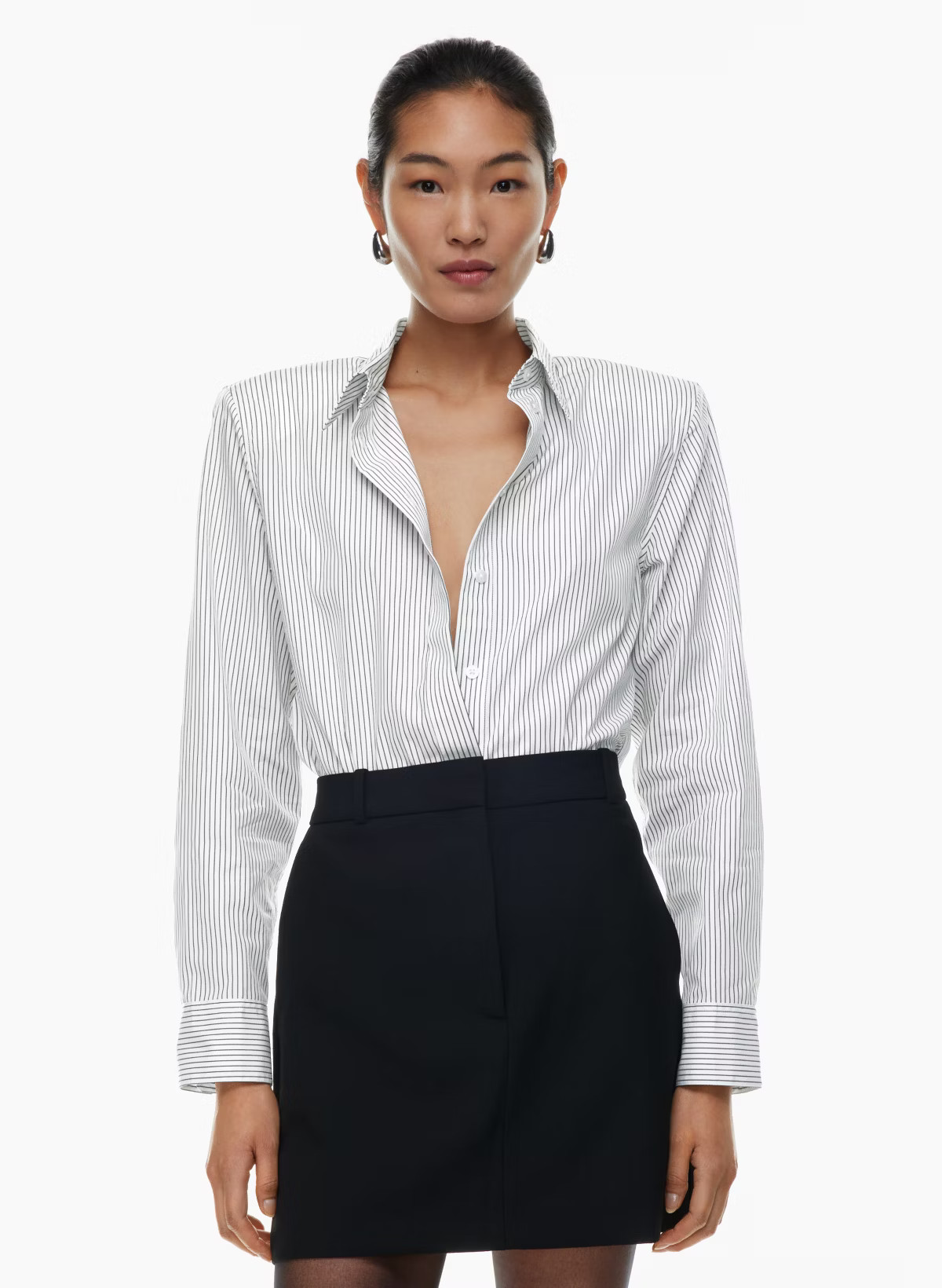 CAREER POPLIN SHIRT | Aritzia