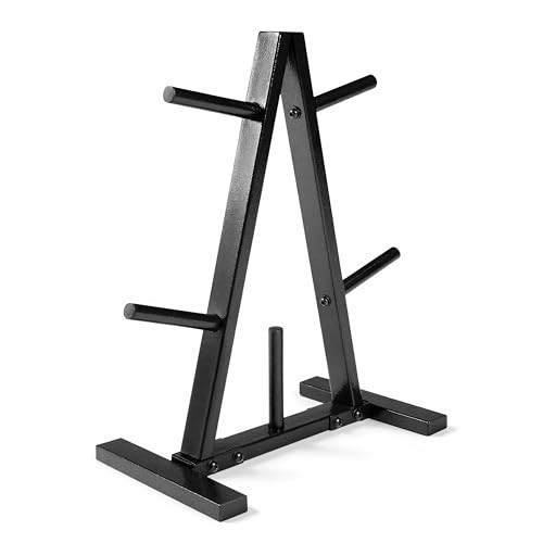 CAP Barbell 1-Inch Plate Tree Rack, Black | Amazon (US)
