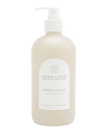 White Vanilla Hand Soap In Glass Jar | Marshalls