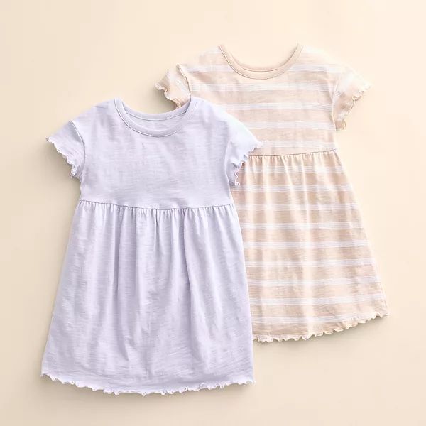 Baby & Toddler Girl Little Co. by Lauren Conrad 2-pack Organic Essential Dresses | Kohl's