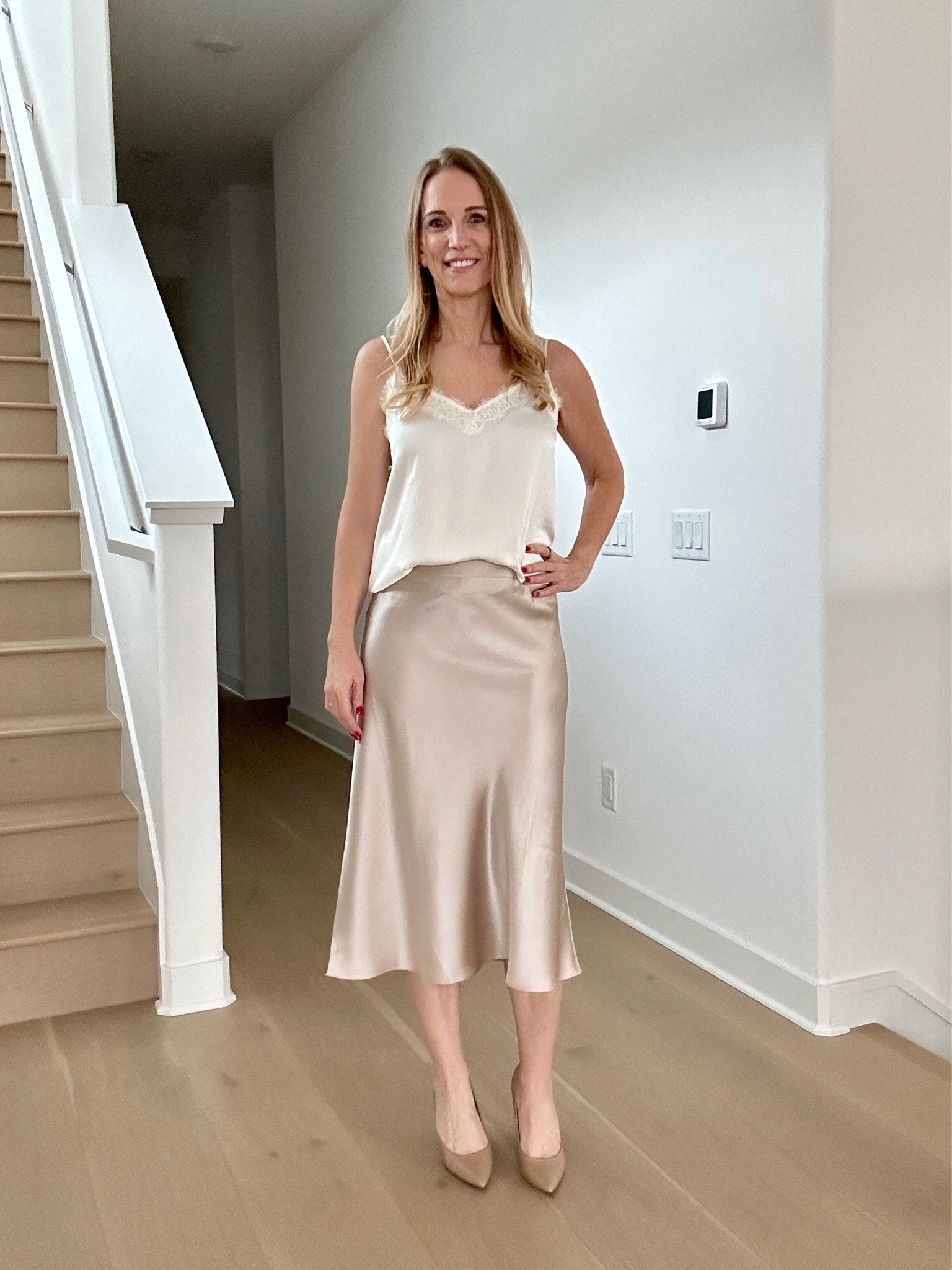 This Quince silk skirt has been on my radar for so long, I’m glad I finally pulled the trigger and bought it! It’s perfect for holiday and Christmas parties  

#LTKOver40 #LTKHoliday #LTKStyleTip