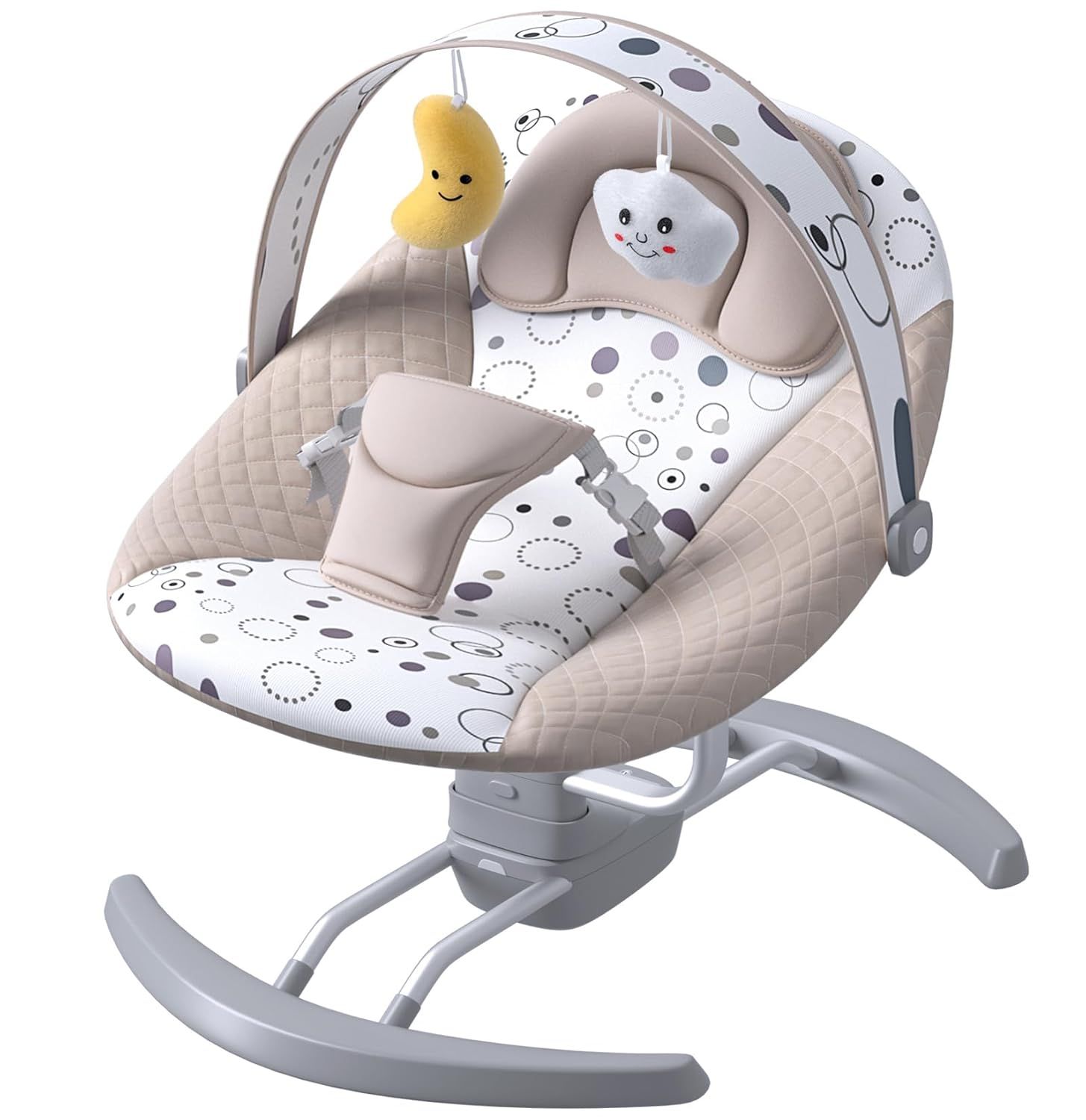 kmaier Electric Baby Swing for Infants, Baby Rocker for Infants with 3 Speeds, 8 Lullabies, AC Ad... | Amazon (US)