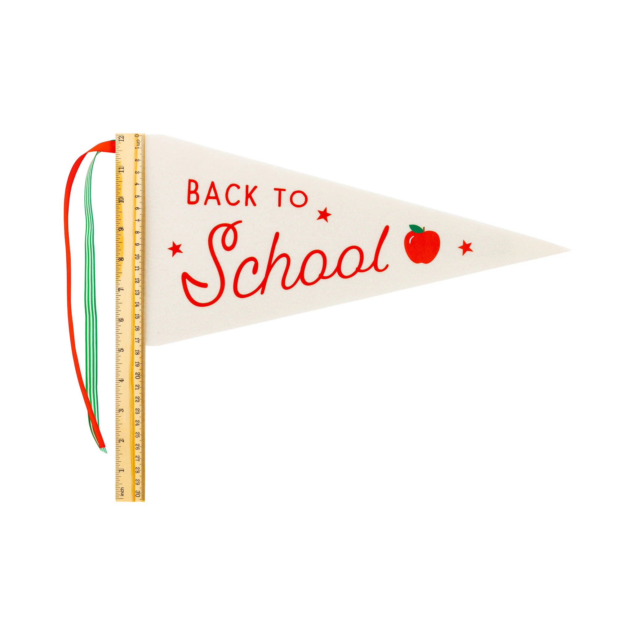 Back to School Ruler Felt Pennant Banner | My Mind's Eye