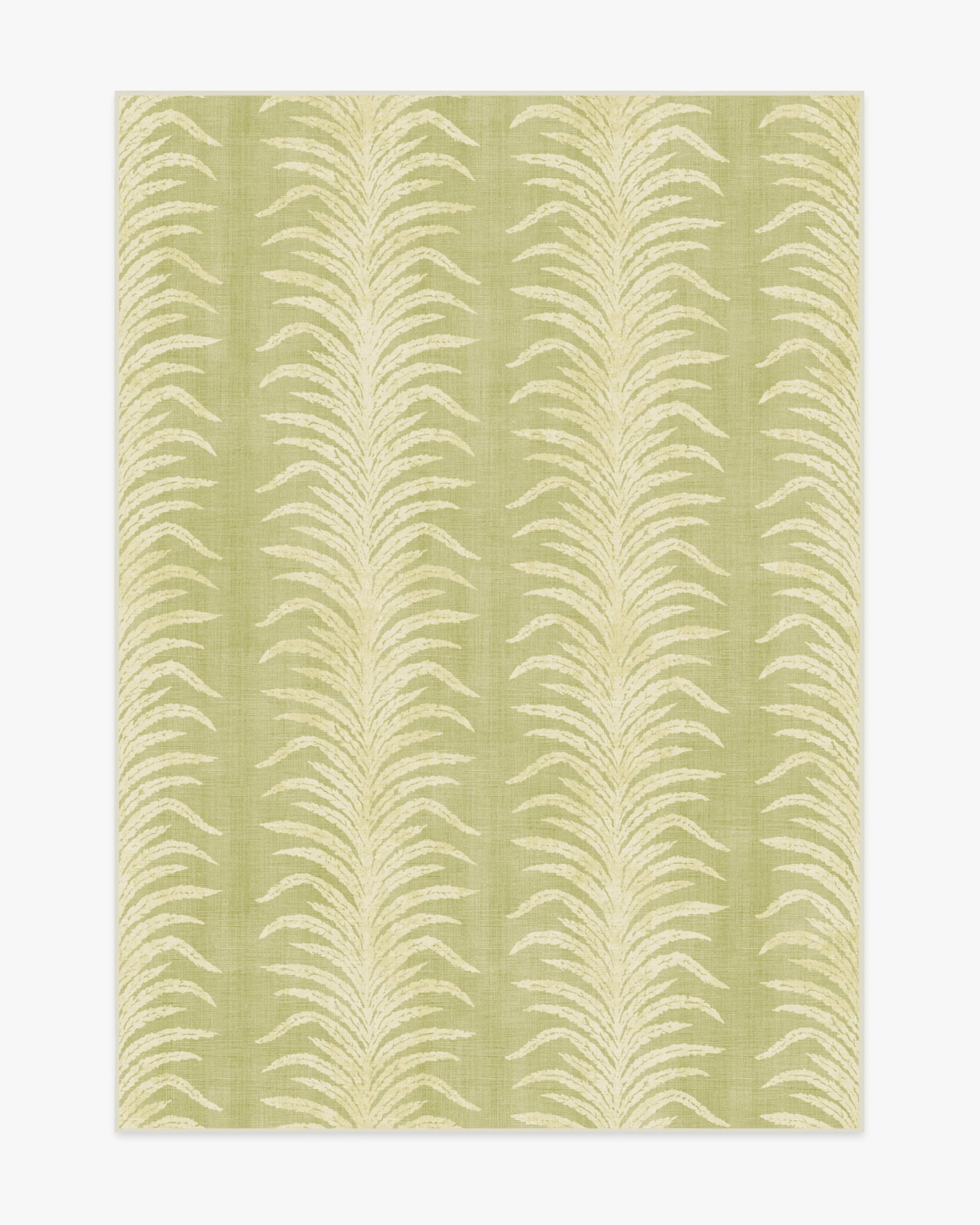 Tree Fern Matcha Green Rug by Sanderson | Ruggable US | Ruggable