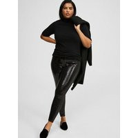 High-Rise Full-Length Sequin Legging in Black | Torrid (US & Canada)