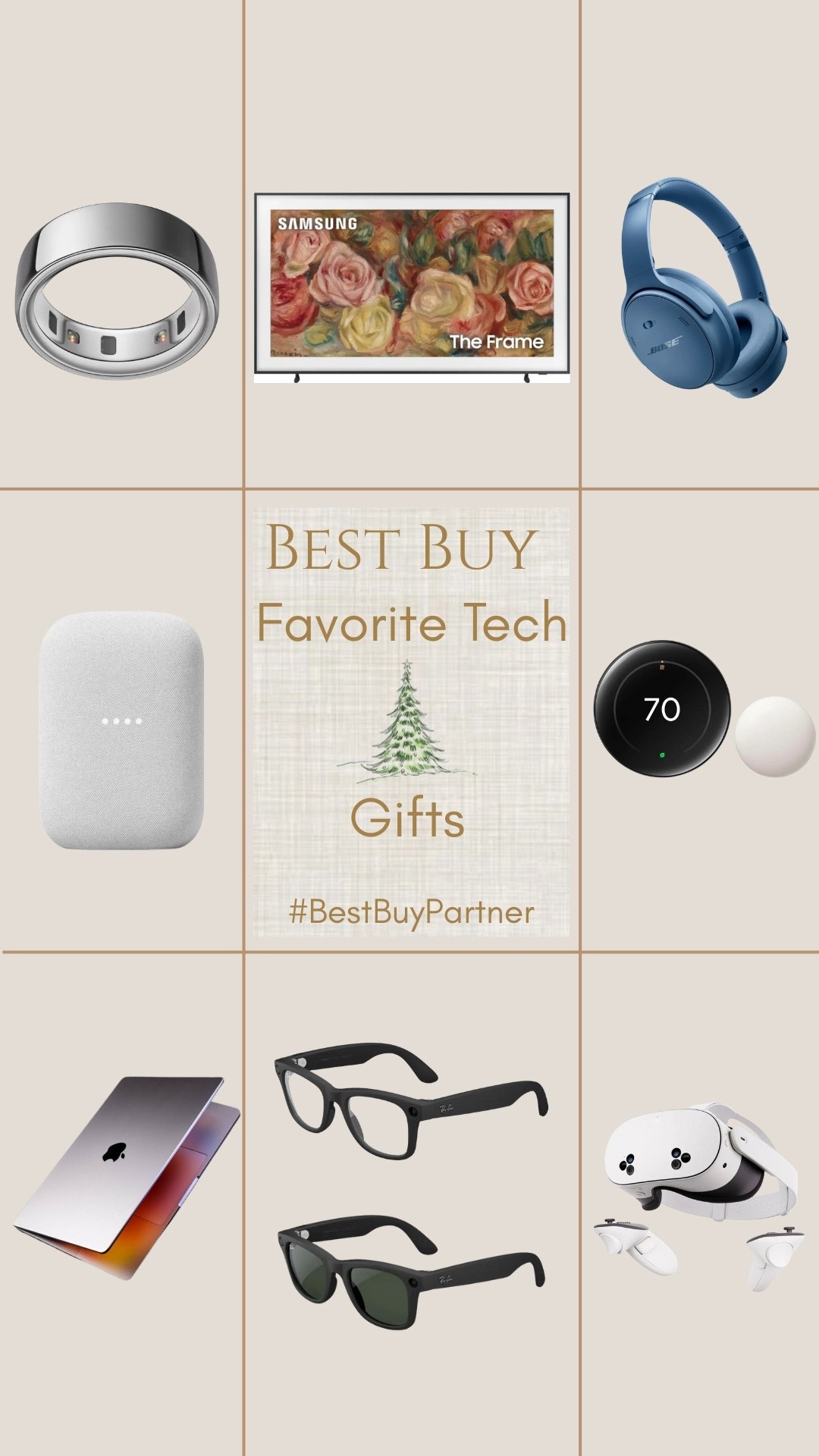 
#BestBuyPartner
Sharing our favorite tech gifts from @BestBuy for this holiday season.
From Smart devices to TV's and more, Best Buy is one of our go-to places for finding the coolest tech gifts for everyone on your list!


#LTKSaleAlert #LTKHome
