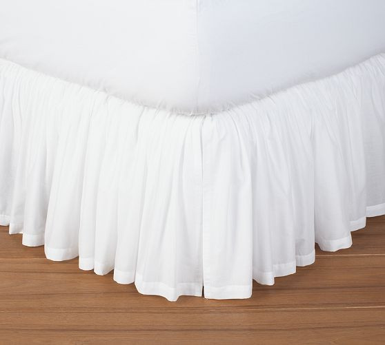 Voile Cotton Bed Skirt | Pottery Barn (US)