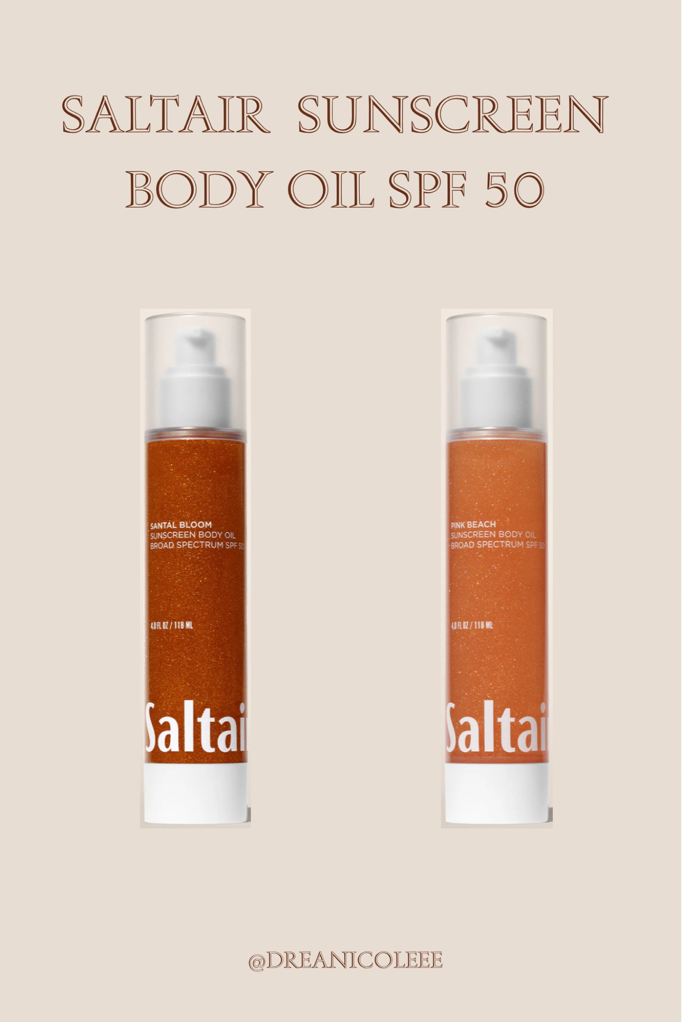 I absolutely love a body oil and I'm obsessed with these new ones by Saltair! They smell amazing and they have SPF 50 in them so you can get your glow on and get some sun protection too, a win win situation for me!

#LTKBeauty #LTKFindsUnder50