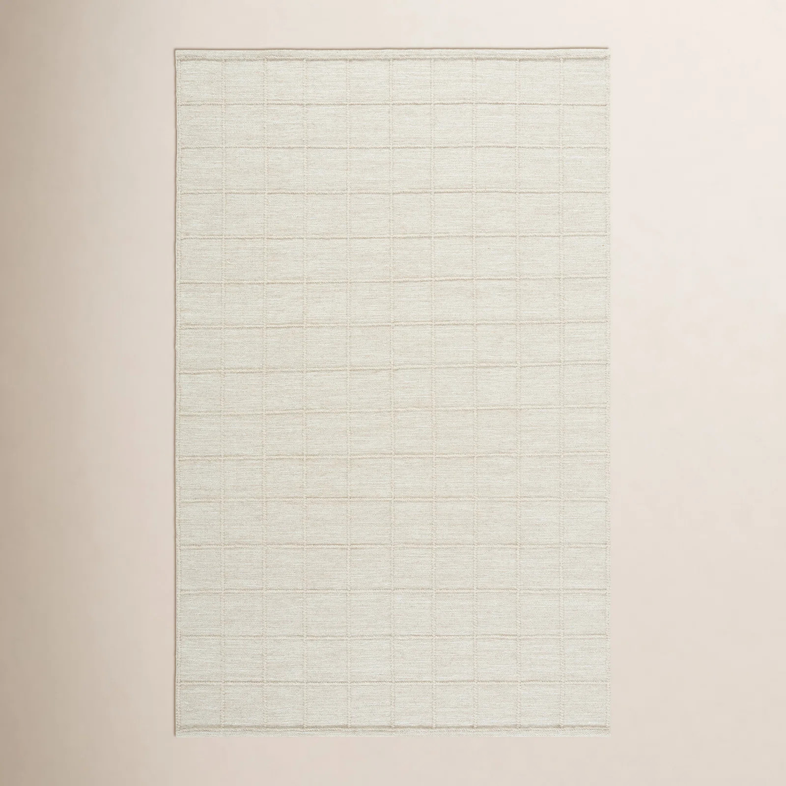 AllModern Natura 785 Hand Woven Wool/Cotton Geometric Rug in Beige & Reviews | Joss & Main | Joss & Main