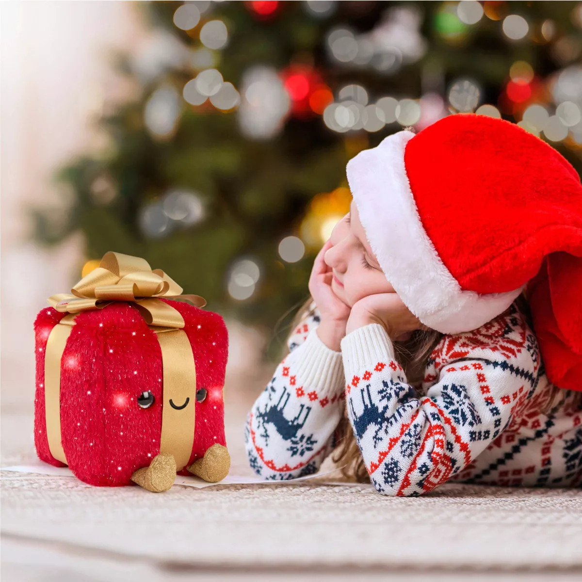 FAO Schwarz 10" Glow Brights Present Plush | Target