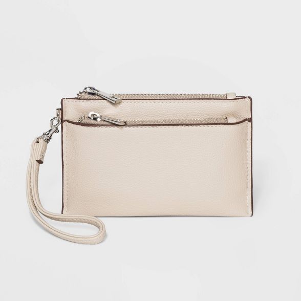 Double Zip Pouch Wristlet - A New Day™ | Target