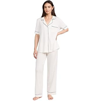 Eberjey Gisele Short Sleeve Pant PJ Set | Amazon (US)