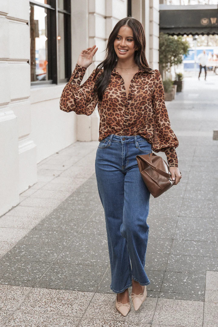 Fleetwood Blouse - Leopard | Petal & Pup (US)