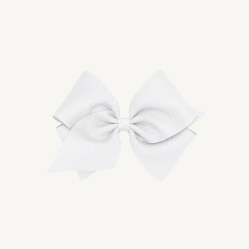 Wee Ones Hair Bow - Worth Avenue White | The Beaufort Bonnet Company