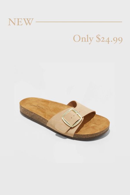 Big buckle footbed sandals 

#LTKfindsunder50 #LTKsalealert #LTKover40