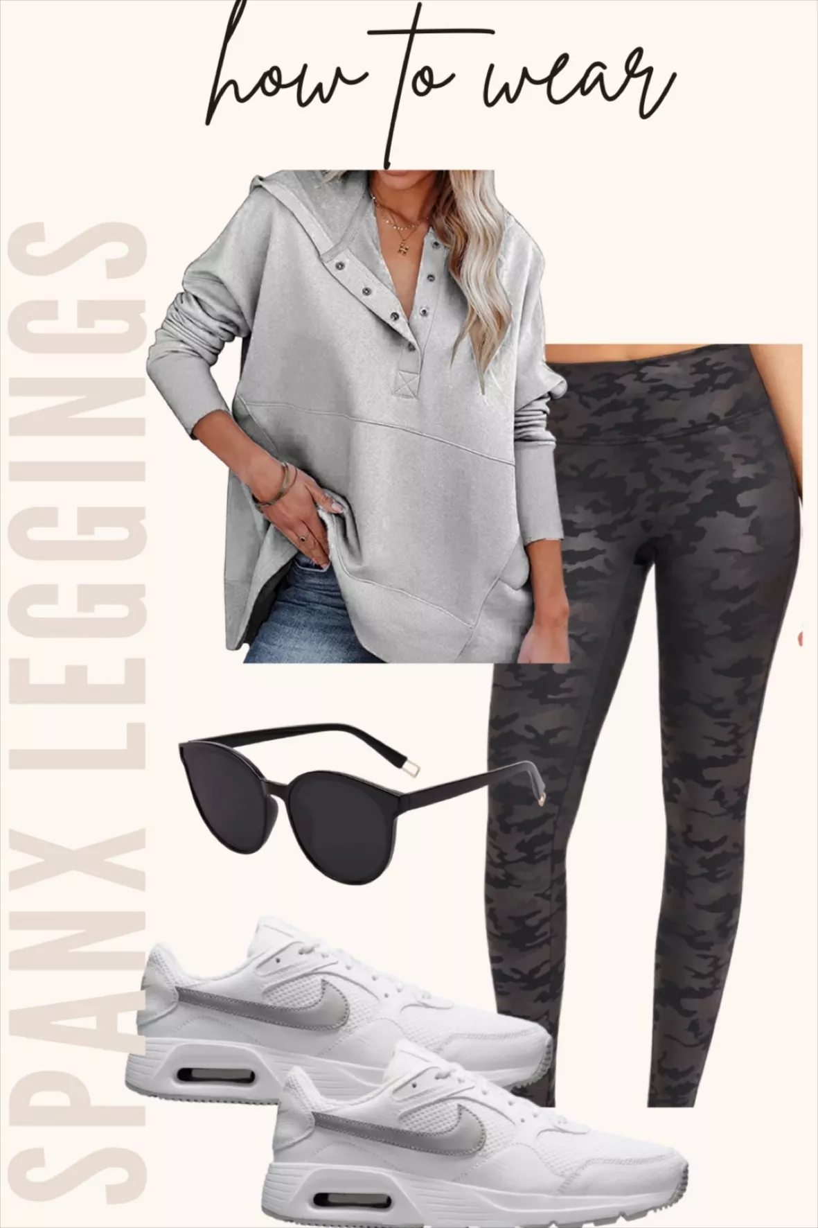 Spanx Faux Leather Camo Leggings curated on LTK