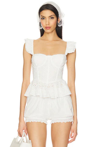 ASTR the Label Baylin Top in White from Revolve.com | Revolve Clothing (Global)