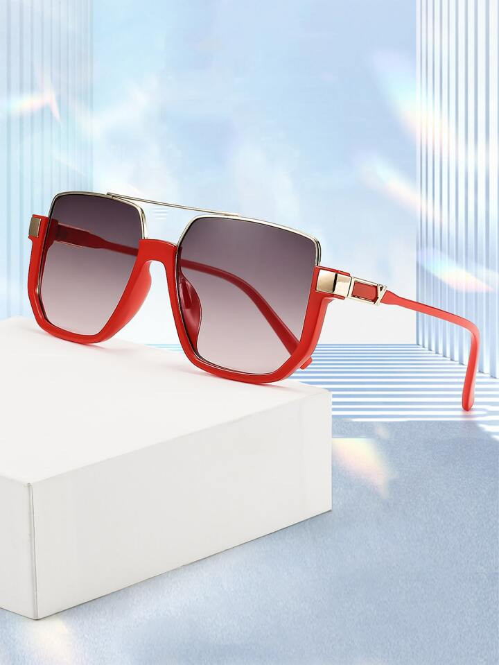 Top Bar Fashion Glasses | SHEIN