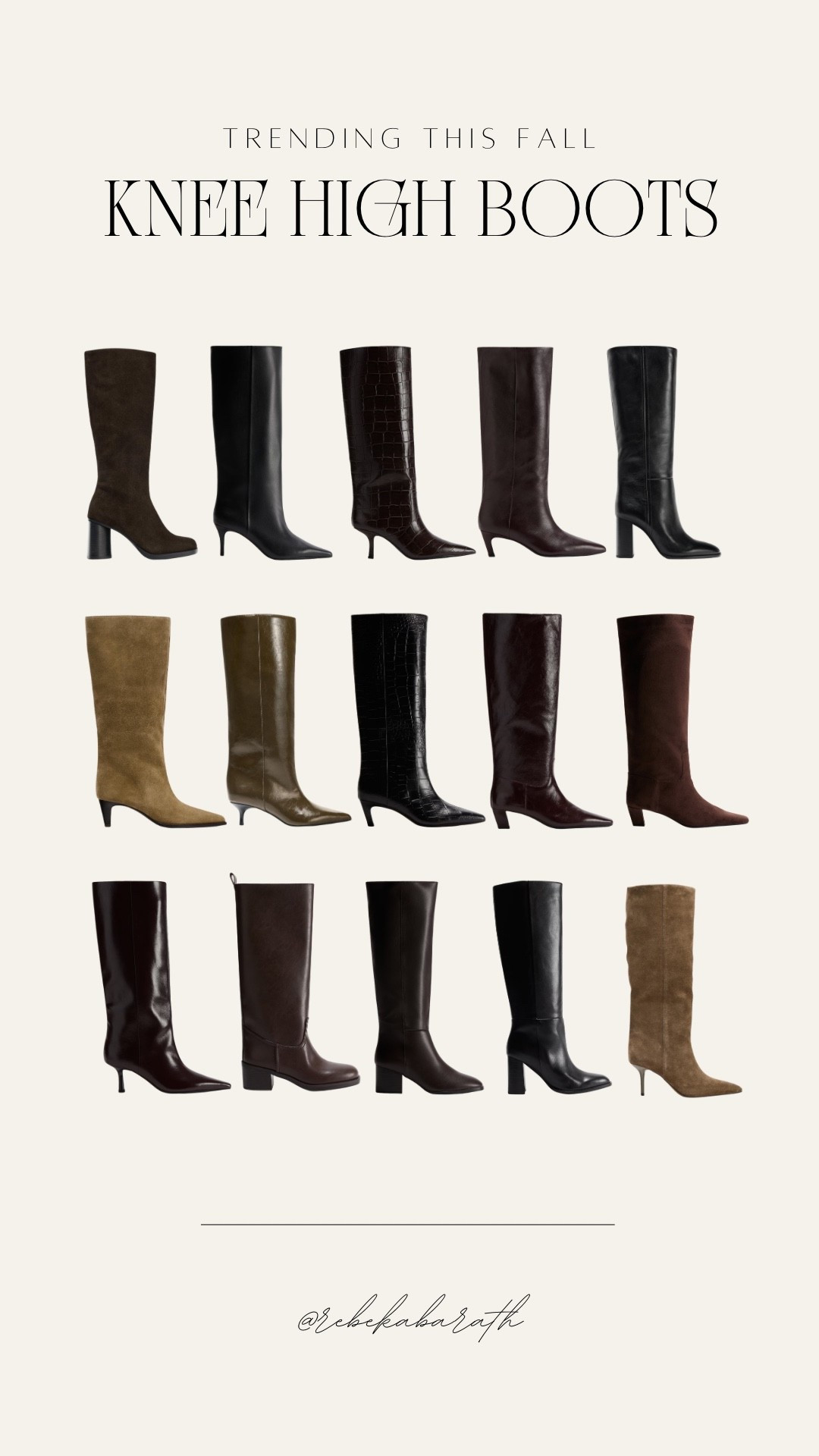 trending this fall // knee high boots ✨

shoe trends | autumn outfits | fall footwear | fall shoes | shoe wardrobe

#LTKShoeCrush #LTKStyleTip #LTKFindsUnder100