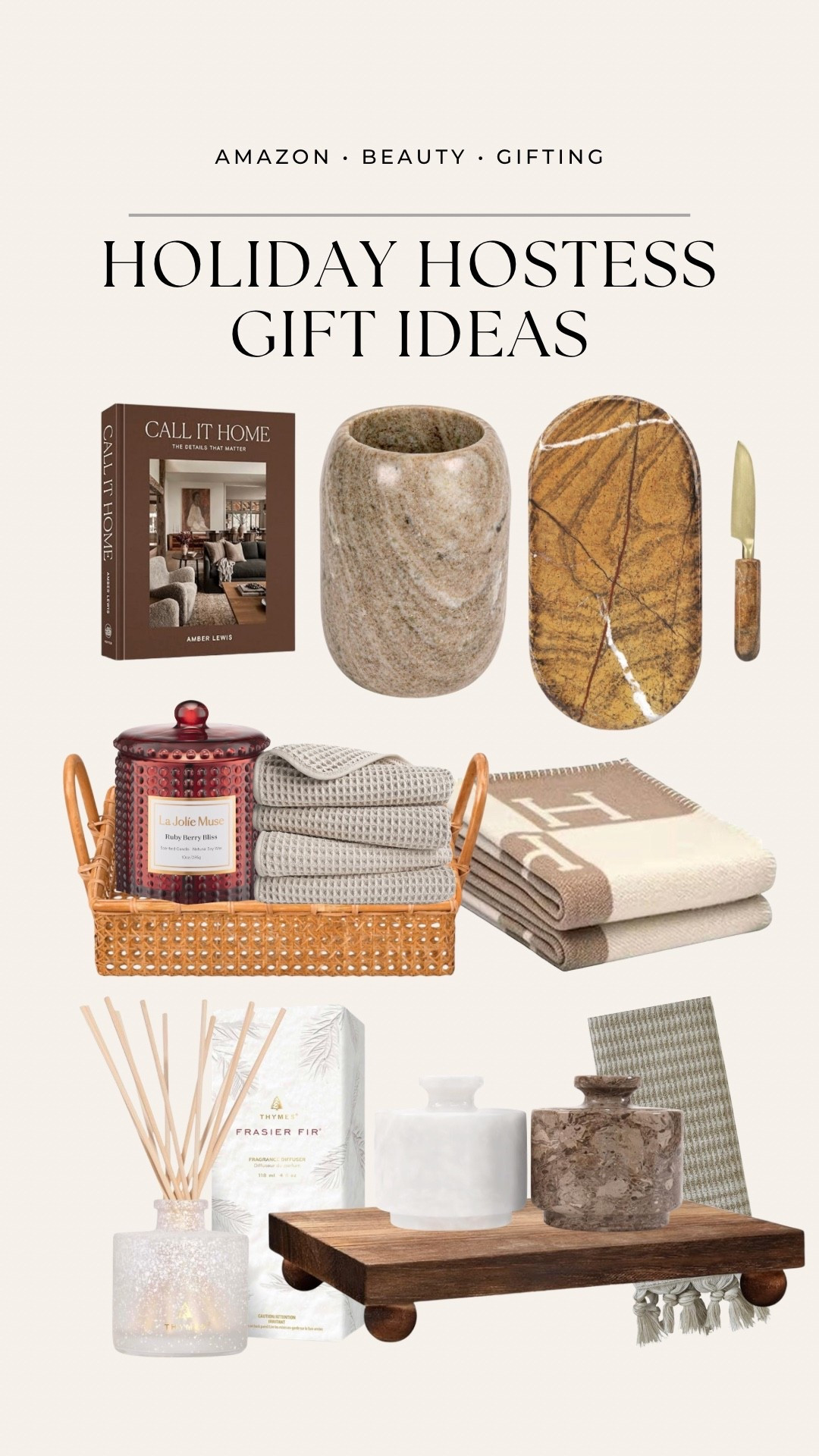 For all the last minute hostess gift needs! A gorgeous basket with a fabulous candle and  a marble cheese serving board with a fabulous bow are my two gifting go-tos!




•
•
Christmas gift guide gifting ideas, sister gifts, mother in law presents, kitchen styling decor, home decor, holiday hostess gifts, dirty Santa gifts, gifts under $30, under $50, coffee table books, wicker basket, holiday candles, amazon gifts 

#LTKHoliday #LTKGiftGuide #LTKHome