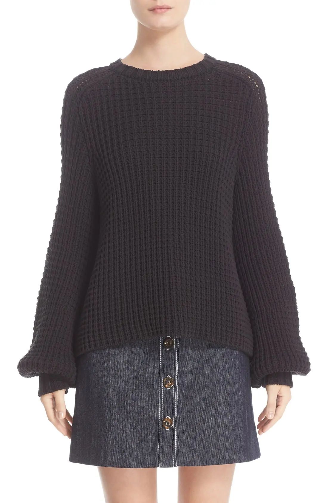 Cotton Blend Knit Sweater | Nordstrom