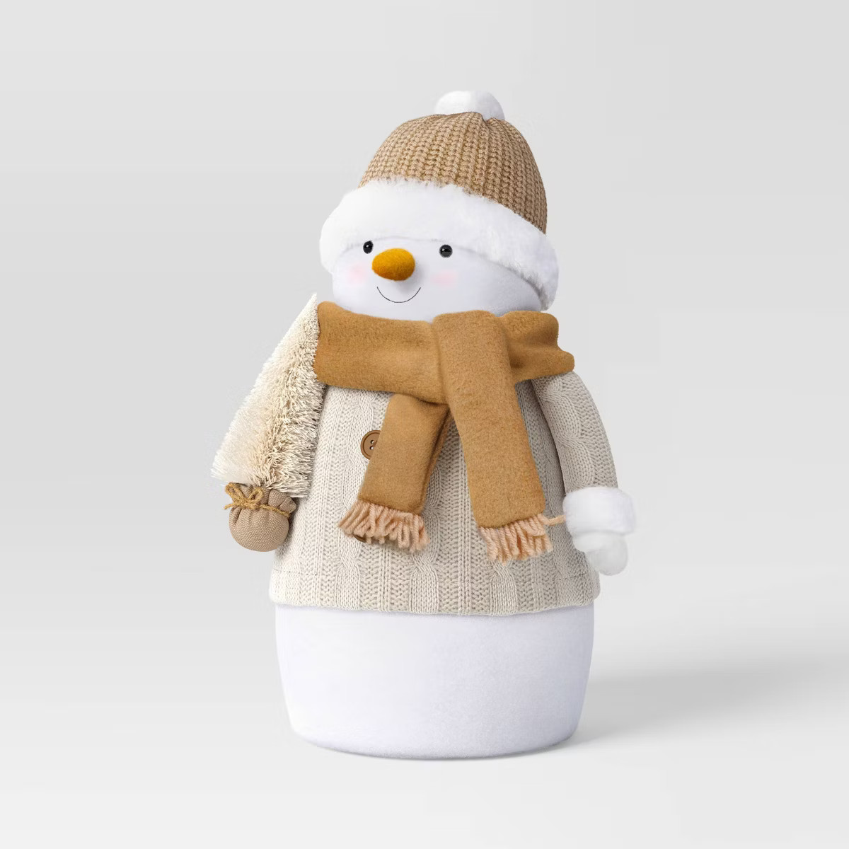 Christmas Fabric Snowman Decor Pom Hat - Wondershop™ | Target