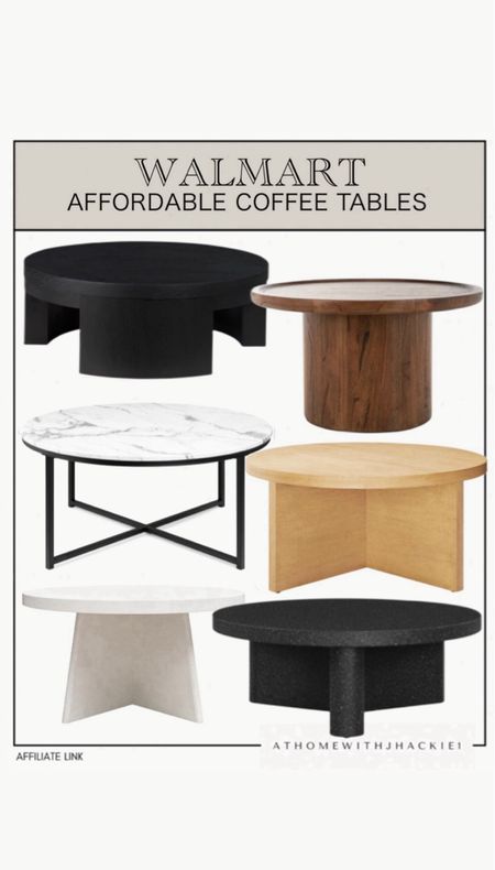 Walmart affordable coffee tables, wood coffee table, black coffee table, affordable home decor, Walmart finds, living room 

#LTKHome #LTKStyleTip