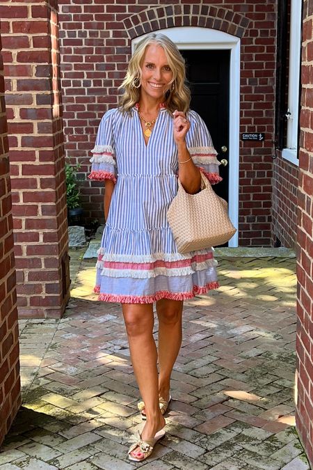 Looking for a summer dress? 
L O V E this one. Perfect all summer and bonus points for July 4th  


#LTKStyleTip #LTKOver40 #LTKTravel