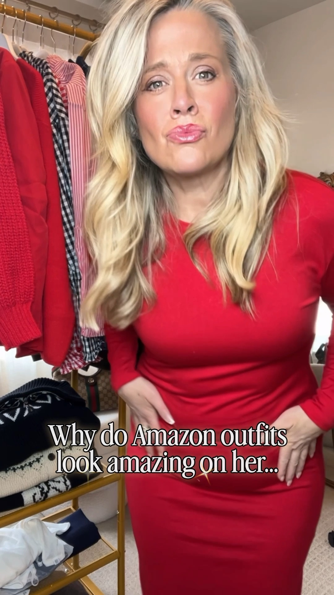  ✨Tap the bell, save and ❤️ for over 40 fashion, midlife style, midsize fashion and luxury looks for less. 

Why do Amazon outfits look amazing on everyone else… but not on us?

If you’re an over 40 mom, in your midlife or over 50 style era, and suddenly feel like nothing fits the same…it’s not your body. And it’s definitely not a “you” problem.

Most Amazon outfits aren’t the issue. It’s the shapes we were taught to wear that stop working on a midsize midlife body. Clingy fabrics, straight cuts, and tight waistbands fight the natural changes that come with perimenopause, belly weight gain, and body shifts after 40.

Once I started choosing:
✔ Structured tops instead of clingy tees
✔ V-necks to elongate the torso
✔ Waist-defining layers like blazers
✔ Wide-leg or straight pants to balance proportions

…Amazon outfits finally started working for my over 40 body instead of against it.

You don’t need to hide your stomach.
You need silhouettes that work with your shape.

This is real midlife fashion, midsize style, and over 50 confidence — not squeezing into trends made for 22-year-olds.

Comment AMAZON or COMFY and I’ll send the links 🤍
Save this for your next try-on haul.

👑"Helping you look good, feel good!" - Lindsey Denver

#Over40Fashion #Over50Style #MidlifeStyle #MidsizeFashion #MomStyle #GenXStyle #PerimenopauseStyle #BodyConfidence #AmazonFashionFinds

Follow my LTK @Over40andmidlife on the @shop.LTK app to view this post and get my exclusive app-only content!

#liketkit #LTKOver40 #LTKgrwm #LTKMidsize
@shop.ltk
https://liketk.it/5Pj39