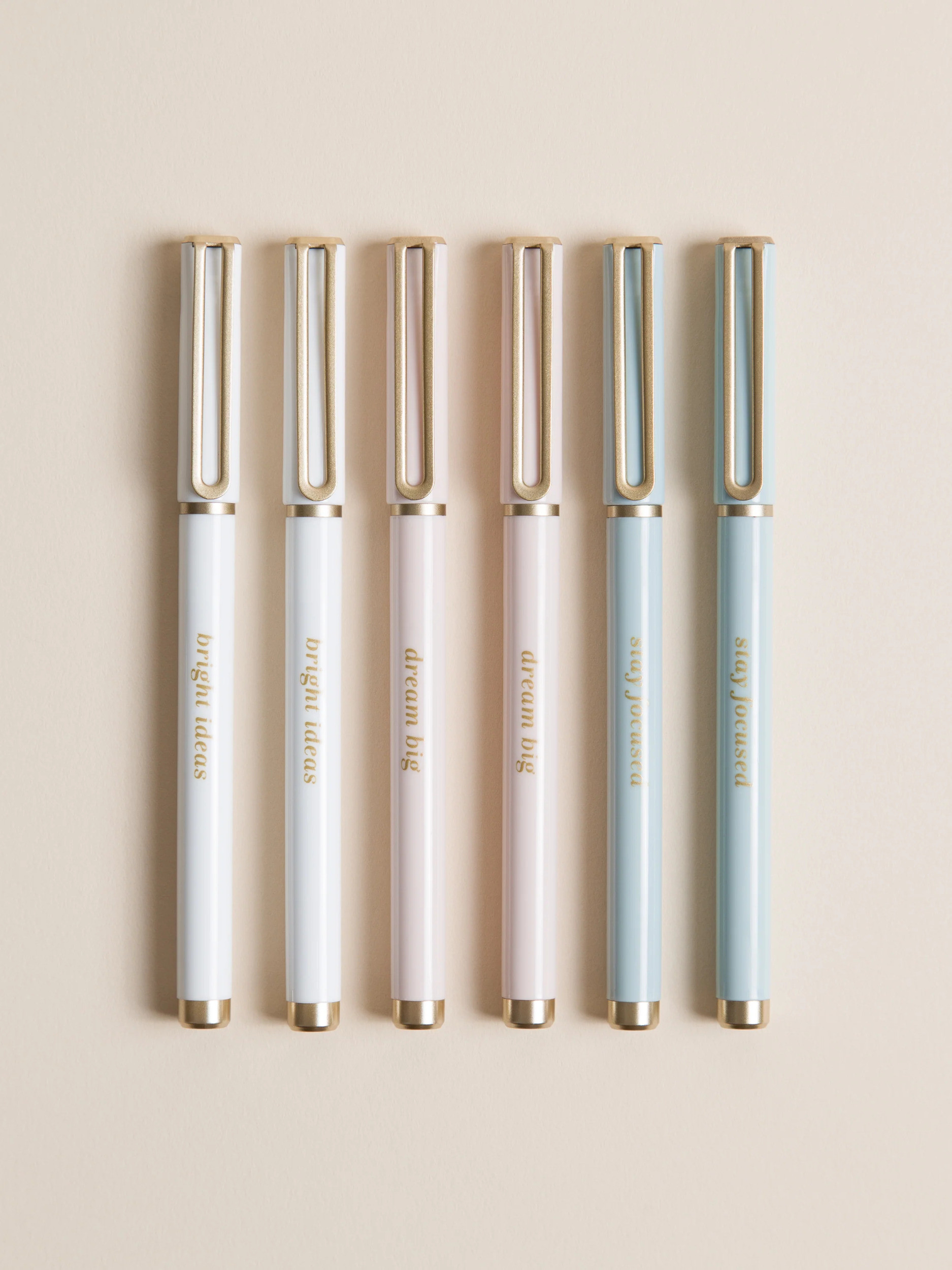 U Brands Dream Big Inspiring Sayings Felt Tip Pens Set of 6, Pretty Pastels | Walmart (US)