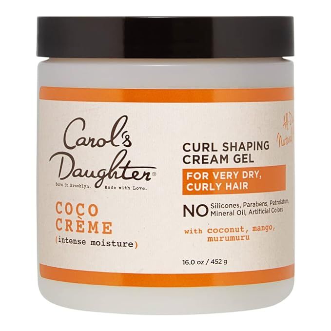 Carol’s Daughter Coco Creme Curl Shaping Cream Gel, with Coconut Oil, Coconut Milk, Silicone Fr... | Amazon (US)