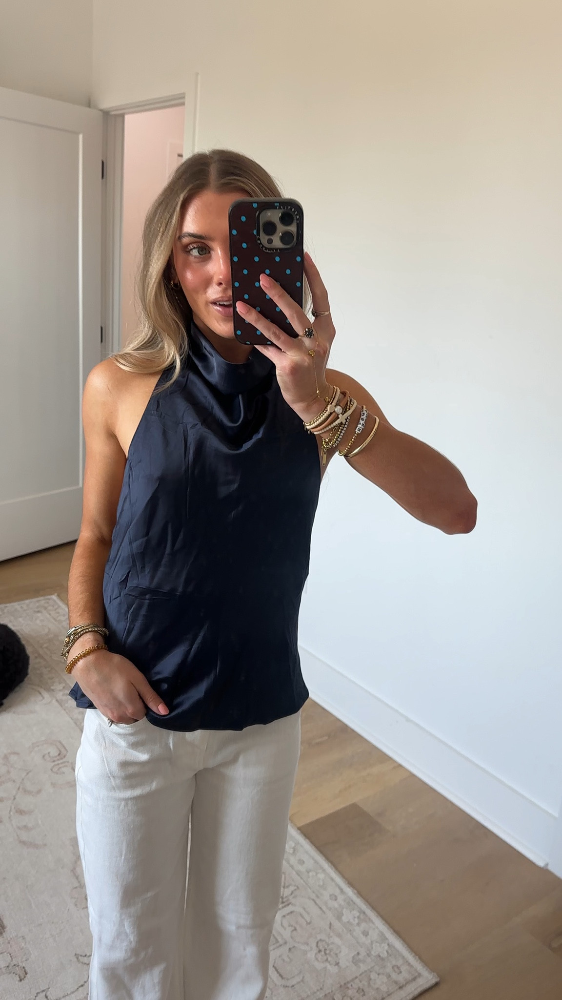 Amazon size small Womens Silk Satin Tanks Draped Front Backless Halter Tops Casual Sleeveless Camis Tops Silky Summer Camisole Outfits

#LTKootd #LTKSeasonal #LTKSaleAlert