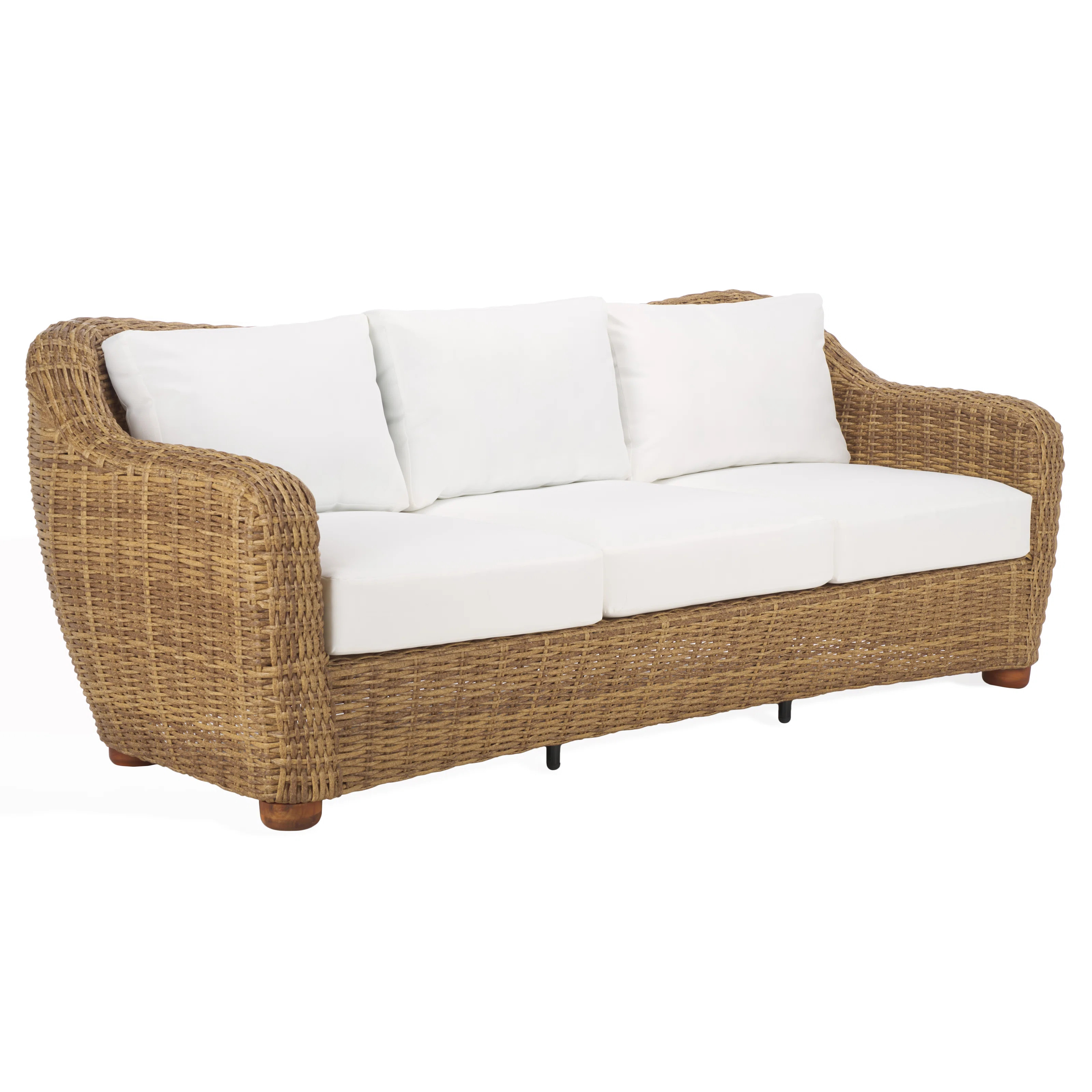 Melbourne Wicker Patio Sofa | Wayfair North America