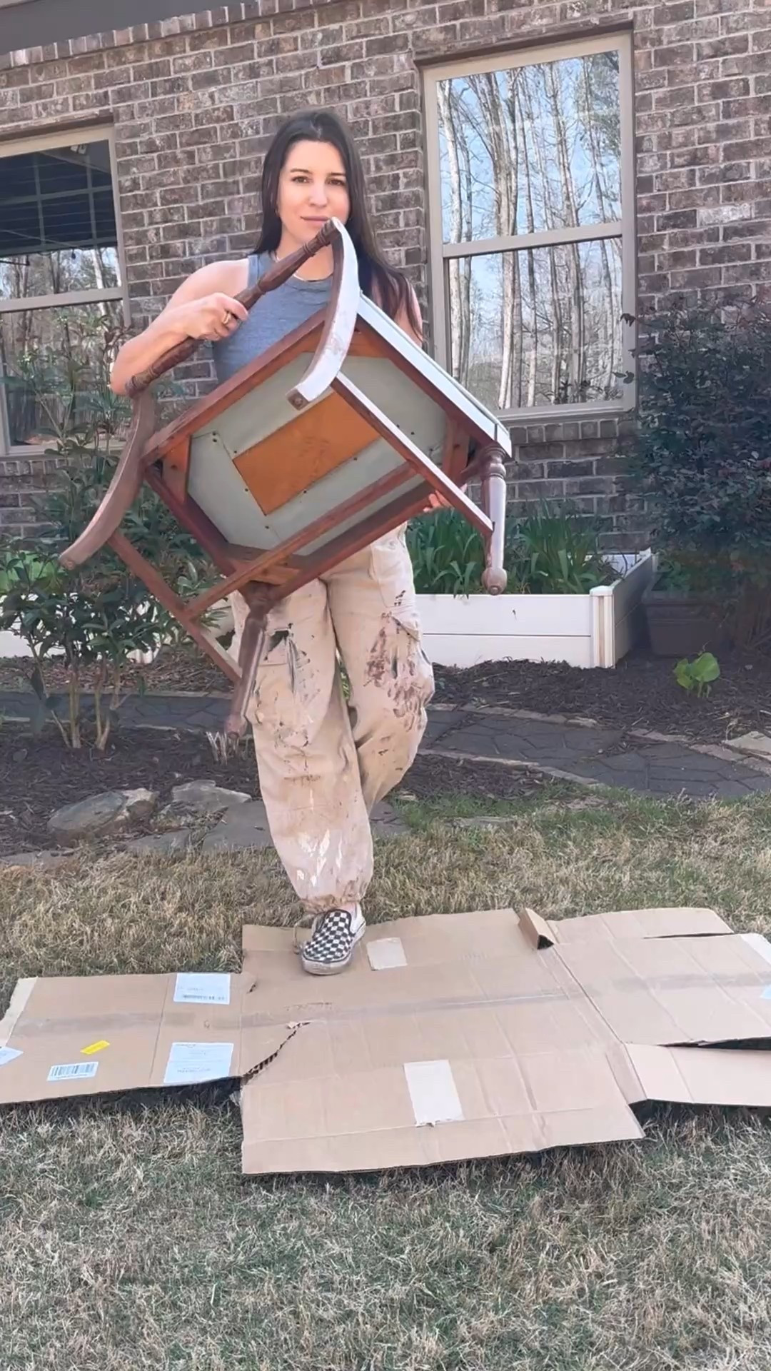 How to refinish an old bench ✨#diy #furniture