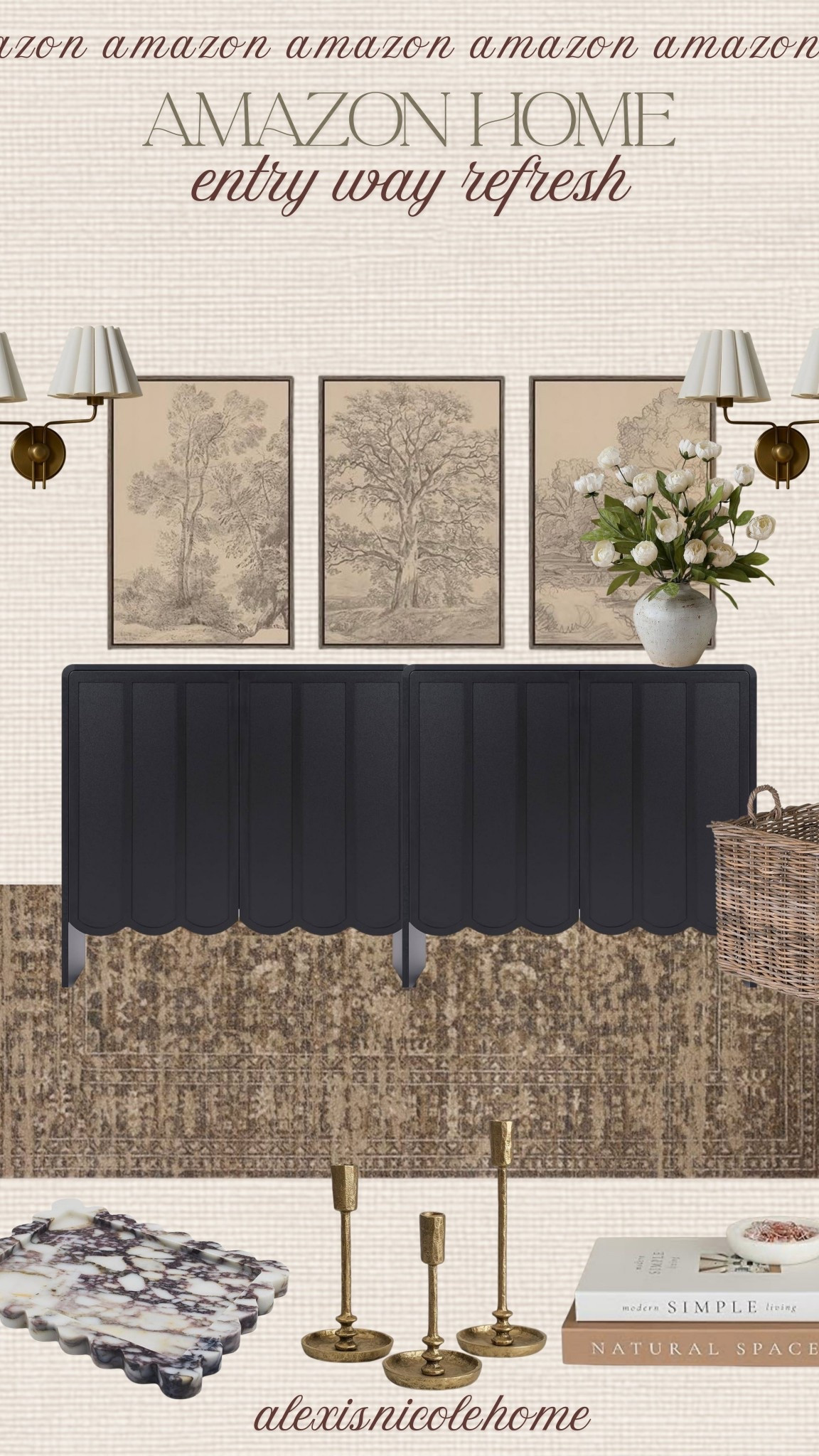 The coziest, prettiest entry way refresh to kick the year off 😍 all from Amazon! 

#LTKFindsUnder100 #LTKSeasonal #LTKHome