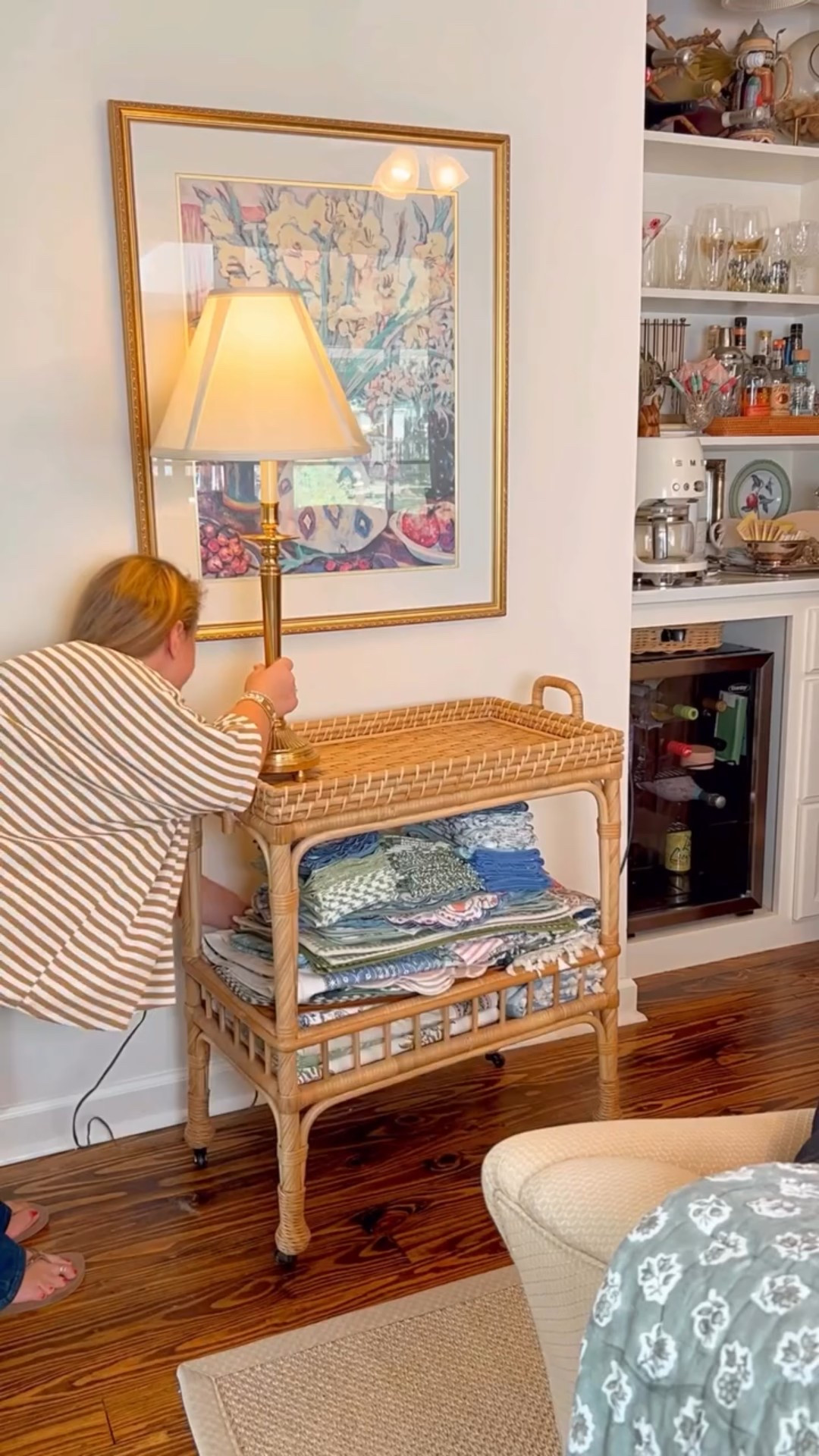 And it’s only Monday. 

Welcome to the wild world of sentimental style in motion.
 Some women lift weights… I lift furniture (over and over again).

Does it make sense? Not always. Does it spark joy? Absolutely.

Proof that rearranging counts as cardio.
#chronicrearranger 
•
•
•
•
•
•
•
Vintage Home Style | Vintage Decor | Home Inspiration | Collected Home | Curated Home | Traditional Home | Sentimental Style | Curating Joy | The Sentimental Decorator | Joyful Rituals of Home | Sentimental Home | Homes with a Story

#sentimentalhome #curatingjoy #thesentimentaldecorator #sentimentalstyle #vintagehome #sentimentaldecor #homeswithastory #collectedhome  #styleyourstory